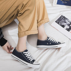 Classic Women's Korean Style Spring Couple Canvas Shoes Newgew