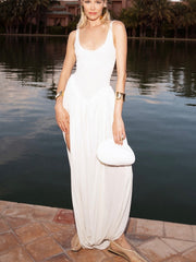 Backless Ruched Midi Dress Newgew Dresses