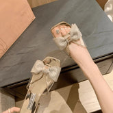 Butterfly Heeled Sandals Bow Heel NewGew