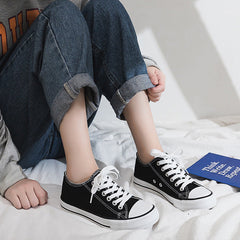 Classic Women's Korean Style Spring Couple Canvas Shoes Newgew