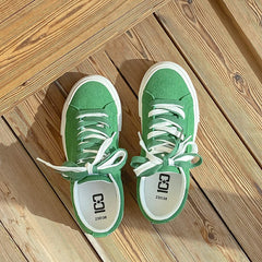 Durable Women's Design Board Retro Versatile Canvas Shoes Newgew