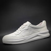 Men New Trend Fashion Leather Casual White Sneakers Newgew Shoes