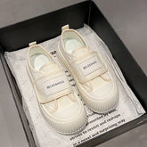 Trendy Spring Platform White Big Head Canvas Shoes Newgew