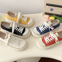 Cute Summer Round Toe Board Easy Canvas Shoes Newgew