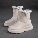 Women Retro Furred Winter Snow Boots Newgew Shoes