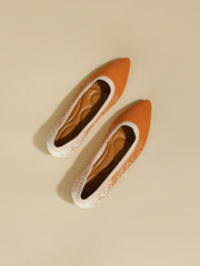 Pointed Non-Slip Knitted Flat Shoes NewGew