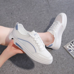 Women's White Summer Korean Style Flat Versatile Canvas Shoes Newgew