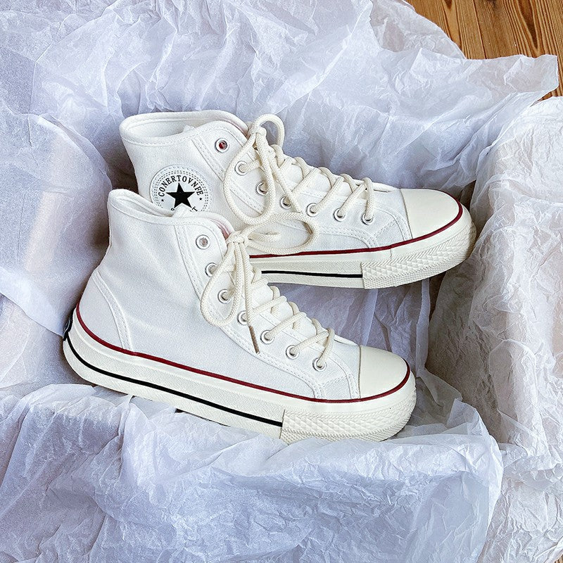 Stylish Women's Mango Toe Korean Canvas Shoes Newgew