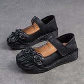 Women Retro Casual Leather Comfort Casual Shoes Newgew Shoes