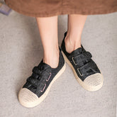 Women Fashion Breathable Velcro Flat Casual Shoes Newgew Shoes