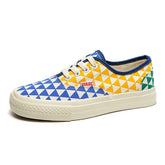 Women's & Men's Plaid Summer Breathable Canvas Shoes Newgew