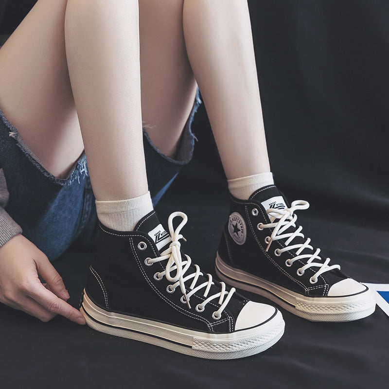 Women's For Summer Breathable Korean Style Skate Canvas Shoes Newgew