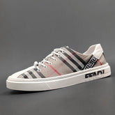 Men Ice Silk Canvas Flat Fashion Casual Shoes Newgew Shoes