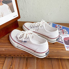 Stylish Women's Mango Toe Korean Canvas Shoes Newgew