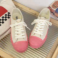 Durable Cool Women's Trendy Breathable White Canvas Shoes Newgew