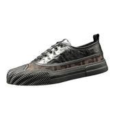 Men Minimalist Breathable Leather Flat Casual Shoes Newgew Shoes