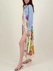 Personalized Graffiti Casual Midi Dress Newgew Dresses