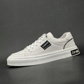 Men Stylish Minimalist Leather Flat Casual Shoes Newgew Shoes