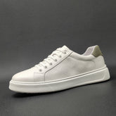 Men Fashion Breathable Leather Flat Casual Shoes Newgew Shoes