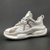 Men Stylish Fashion Patchwork Thick Soled Casual Shoes Newgew Shoes