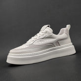 Men Fashion Leather Patchwork Flat Casual Shoes Newgew Shoes