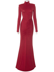 High-Neck Mermaid Gown Newgew Dresses