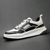 Men Stylish Patchwork Breathable Leather Casual Shoes Newgew Shoes