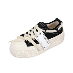 Women's Spring Thick Bottom Korean Sports Canvas Shoes Newgew