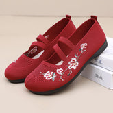 Women's Low-cut Mom Old Beijing Cloth Fly Canvas Shoes Newgew