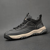 Men Minimalist Patchwork Leather Casual Shoes Newgew Shoes