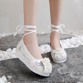 Women's For Han Chinese Clothing Invisible Canvas Shoes Newgew