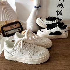 Women's Autumn White Flat Summer Breathable Versatile Canvas Shoes Newgew