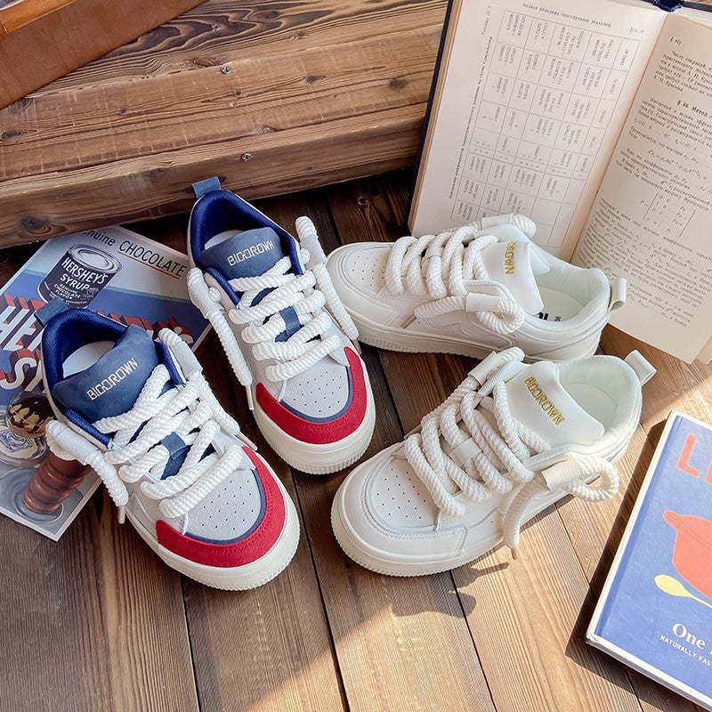 Women's Sense European Version With Two Pairs Canvas Shoes Newgew