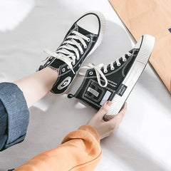 Slouchy Women's Small Pocket Spring Korean Canvas Shoes Newgew