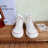 Stylish Women's Mango Toe Korean Canvas Shoes Newgew