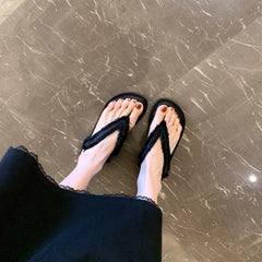 Silk Fringed Flat Toe Toe Leather Soft-Soled Shoes Newgew