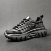 Men Leather Thick Soled Casual Shoes Newgew Shoes