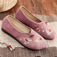 Women's Cloth For The Elderly And Canvas Shoes Newgew
