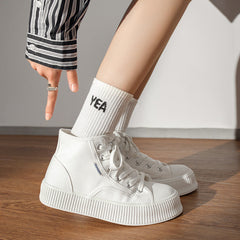 Classic Women's Height Increasing Easy Wear Canvas Shoes Newgew