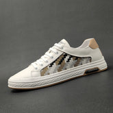 Men Stylish Fashion Patchwork Flat Casual Shoes Newgew Shoes