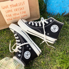 Stylish Women's Female Korean Style Versatile Canvas Shoes Newgew