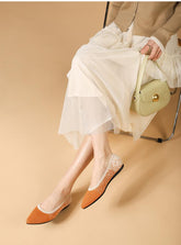Pointed Non-Slip Knitted Flat Shoes NewGew