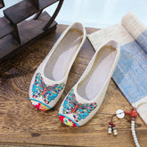 Women's Linen Cloth Summer Walking Shopping Travel Canvas Shoes Newgew