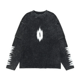 OVDY Acid Wash Long Sleeve Newgew