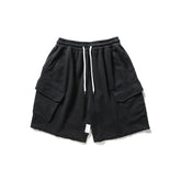 Raw Hem Cargo Jogger Shorts Newgew