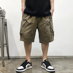Relaxed Drawstring Cargo Pants Newgew