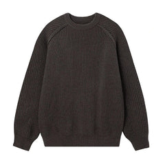 Rib Knit Fisherman Sweater Newgew