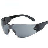 Rimless Wrap Around Sunglasses Newgew