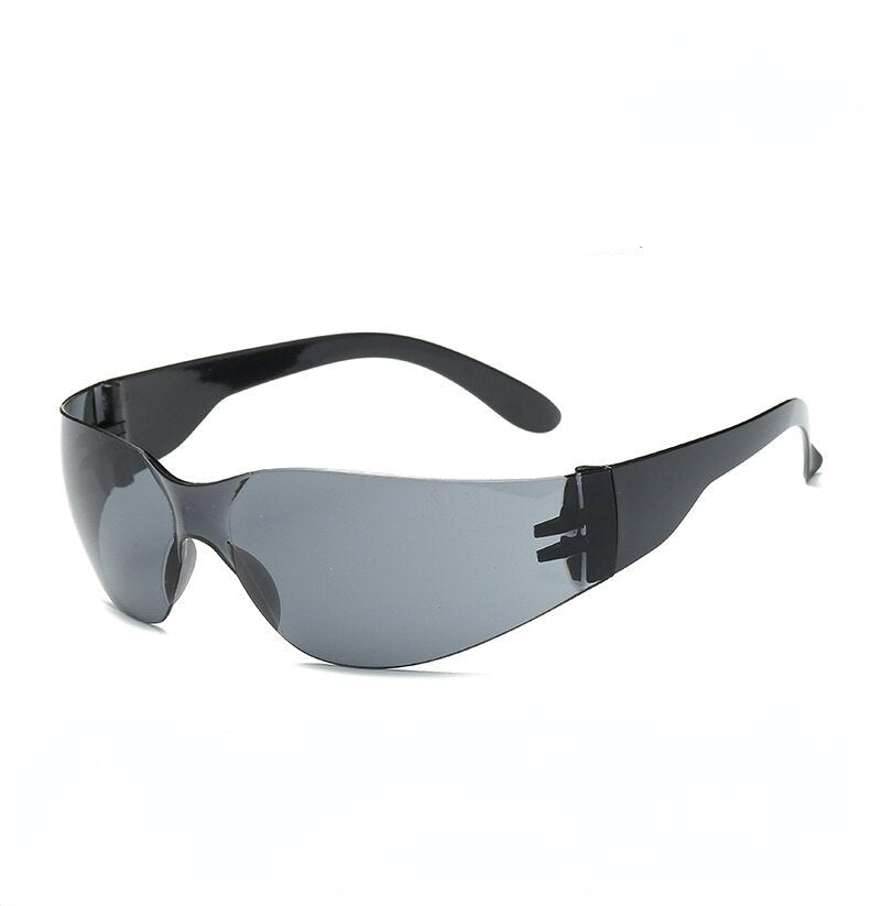 Rimless Wrap Around Sunglasses Newgew