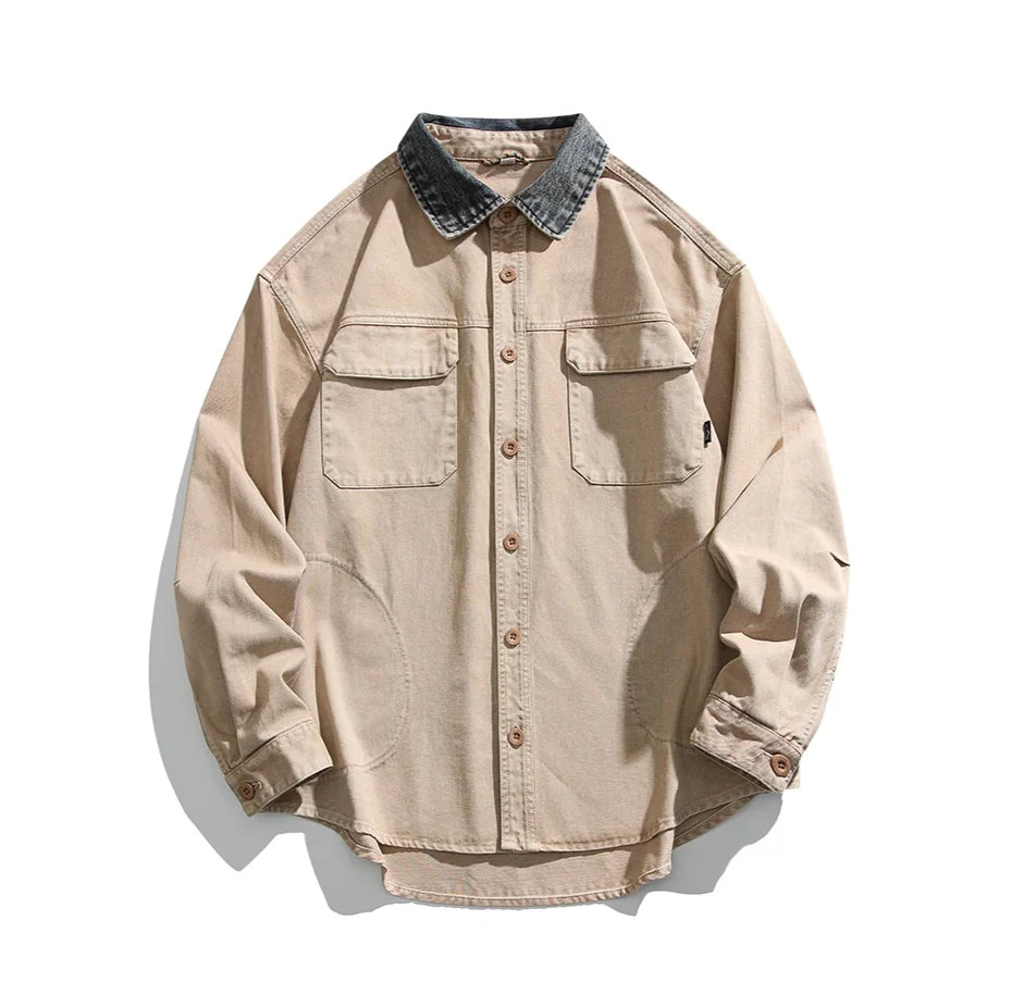 Garment Dyed Cargo Overshirt Newgew